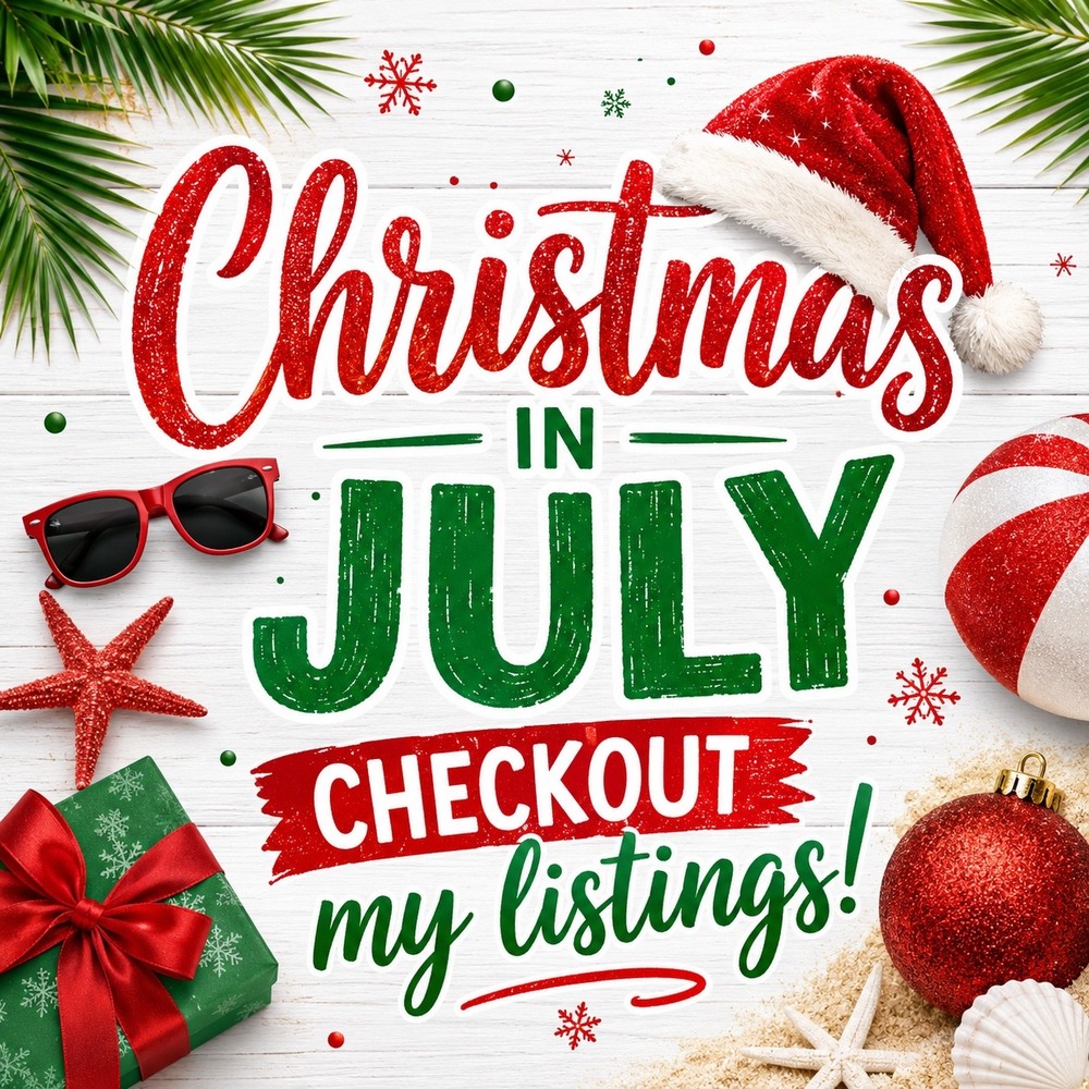 Christmas In July 🎅 Check out my listings.